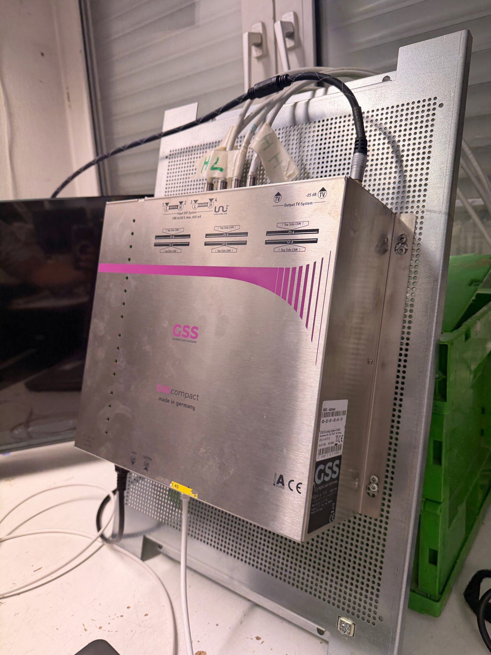 GSS-Kopfstation für eine professionelle TV-Empfangsanlage